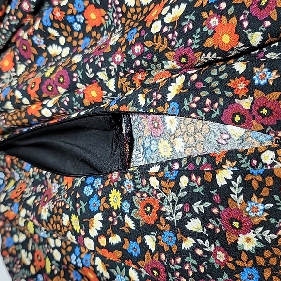 Zara Trafaluc Floral Patterned Long Sleeved  Romper Size Large - Picture 6 of 7